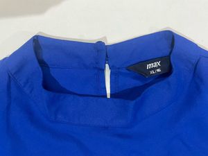 Stylish Blue Short Sleeve Top