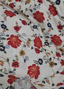 Floral Print Dress Material