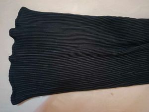 Chic Black Bell Sleeve Wrap Top