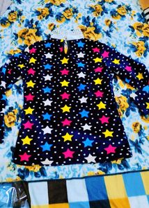 Star Print Mini Dress