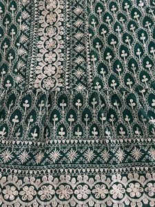 Emerald Green Embroidered Kurta