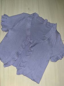 Cute Ruffle Cardigan(size xs and s)