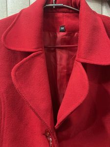 Red Classic Women's Coat
