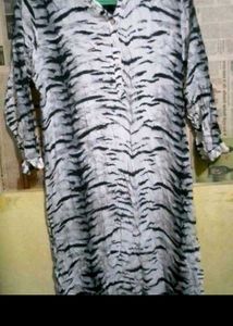 Tiger Print Kurta