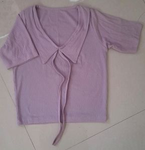 Lavender Fitted Top.