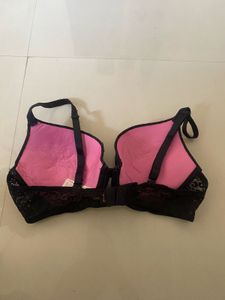 Lace Detail Push-Up Bra Set