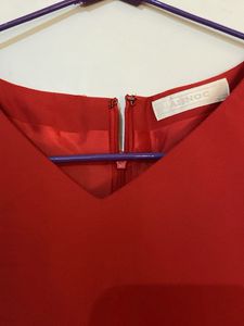 Classic Red Sleeveless Maxi Dress