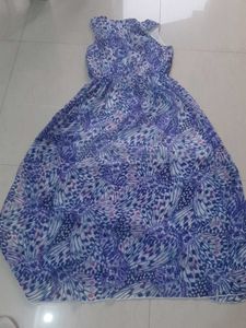 Beautiful Butterfly Print Maxi Dress