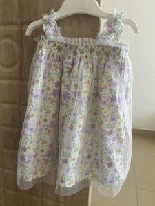 Charming Floral Baby Dress-new