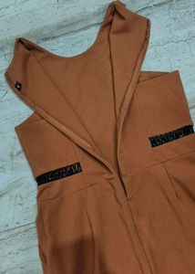 Chic Orange /browish/Tan colour Jumpsuit