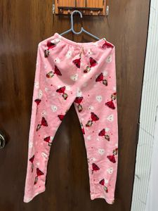 Cute Pink Plush Top and bottom