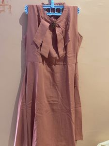 Mauve Fit &amp; Flare Dress