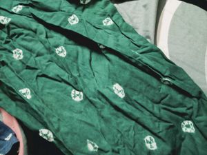 Green Bandhani Print Salwar only