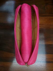 Pink Satin Bangle & Jewellery Organizer Cas