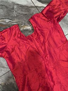 Stunning Red Silk Gown