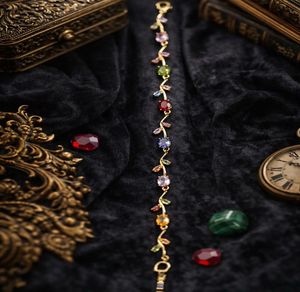 Limited offer🔥🔥 Multi-Color Gemstone Vine Bracel