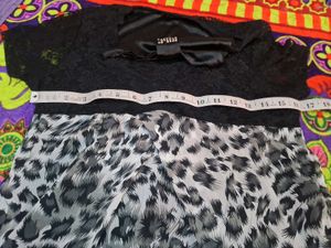 Elegant Leopard Print Party Dress