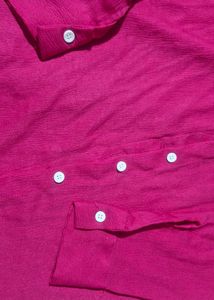 Pink Button-Down Shirt