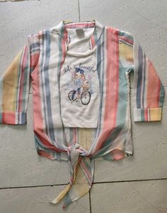 Cute Striped Tunic Top