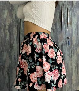 floral skirt