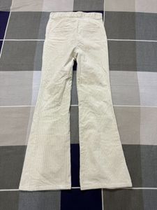 WHITE PANTS - Stylish H&amp;M Corduroy Pant