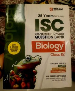 ISC Biology Question Bank Class 12