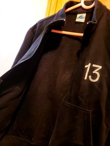 Black Zip-Up Jacket with '13'