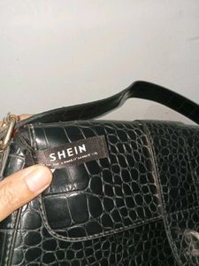 Shein Black Baguette