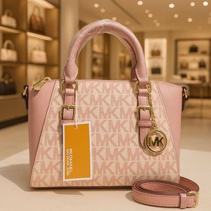 Michael Kors Signature Logo Satchel Bag