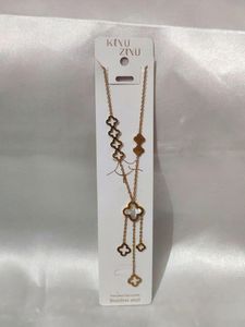Anti Tarnish New Design Necklace, With White MOP
