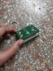 Sparkling Green Diary Keychain