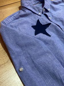 Blue Button-Up starhirt shirt⭐️⭐️⭐️