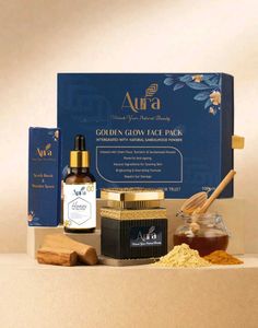 Aura Golden Glow Face Pack Set