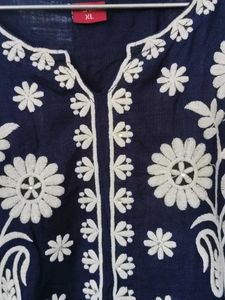 Nairacut Embroidered long length Kurti (New)