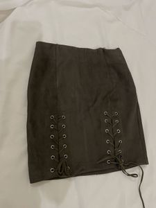 Lace-Up Skirt
