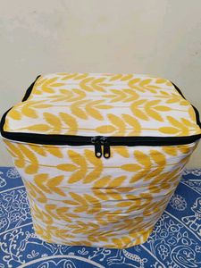 💝✨Stylish Leaf Print Storage Ottoman