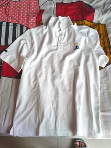 Men's White Polo T-Shirt
