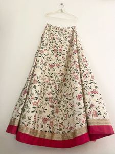 Indya Ivory Floral Lehenga Set