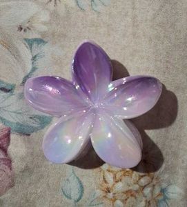 Iridescent Flower Hair Clip