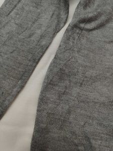 cozy grey sweater