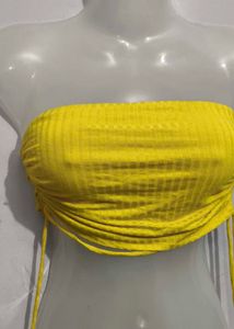 Bright Yellow Tube Top