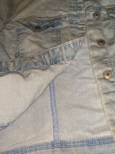 Light Wash Denim Jacket free size