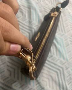 authentic Coach Monogram Hobo Bag