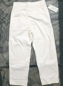 🏷 Zara Off-White Wide Leg Pants
