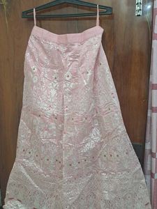 Peach Avaasa Lehenga Choli