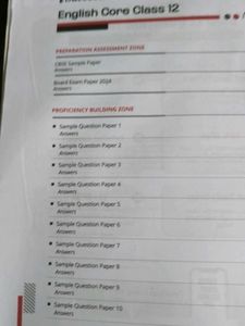 Arihant English Core 12th Sample Papers