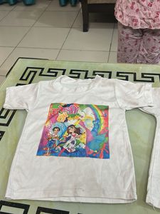 Cute Cartoon Print T-shirts for Kids