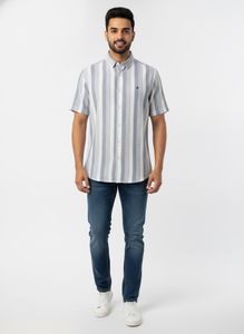 Men's Striped Polo Shirt