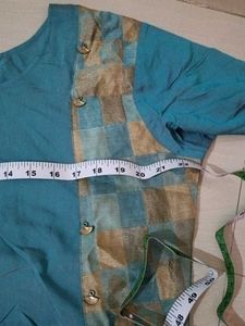 Beautiful Blue Embroidered Kurta