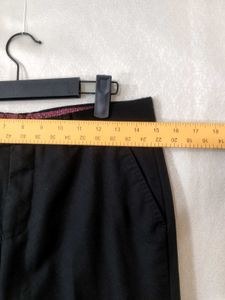 Men's Black Formal Trousers